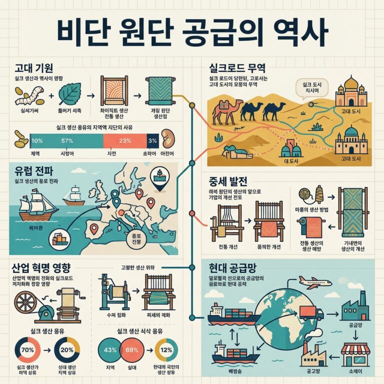 왕실 재정 기록으로 본 비단 원단 공급의 역사