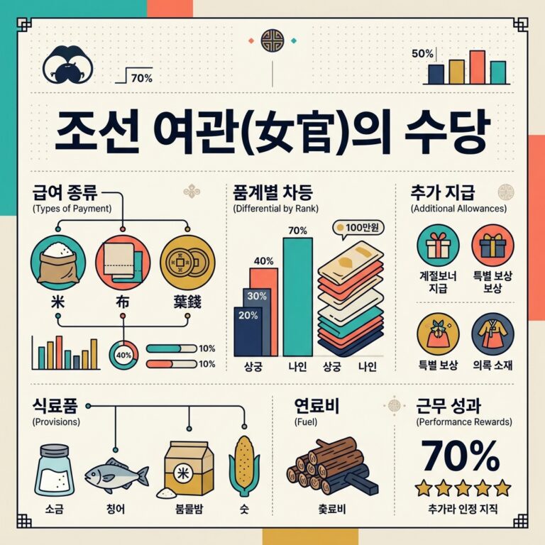 조선 여관(女官)의 수당 체계와 의복 하사