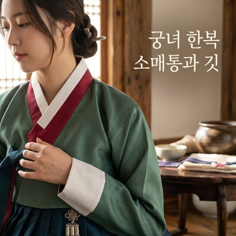 조선 전기부터 후기까지 궁녀 복식 소매통과 깃의 구조적 변화