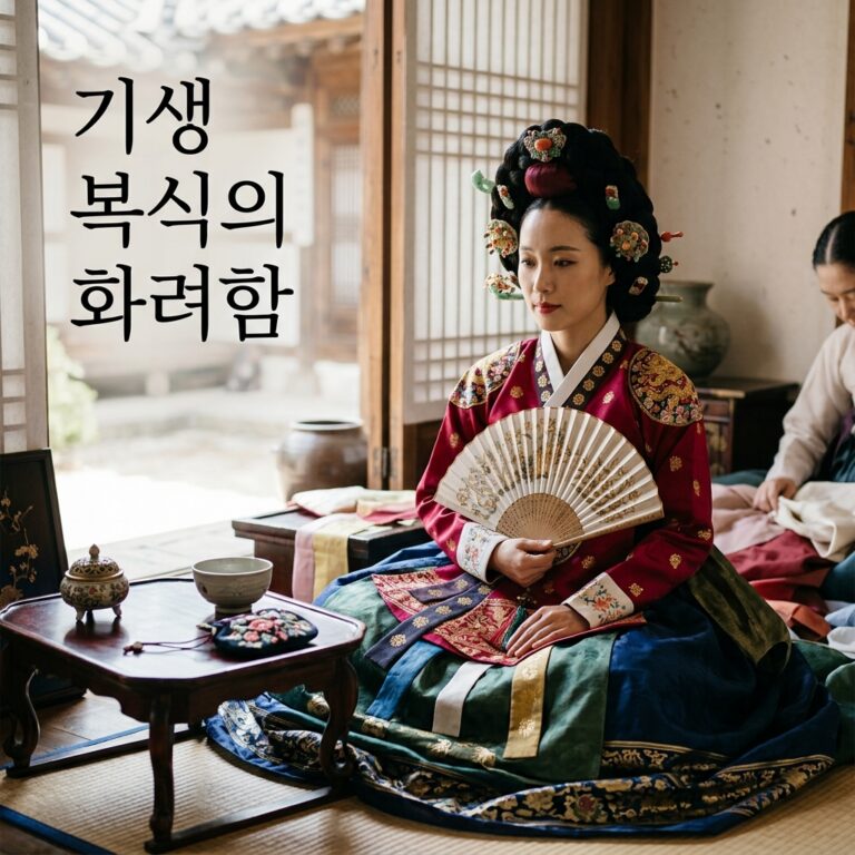 조선시대 기생 복식의 화려함