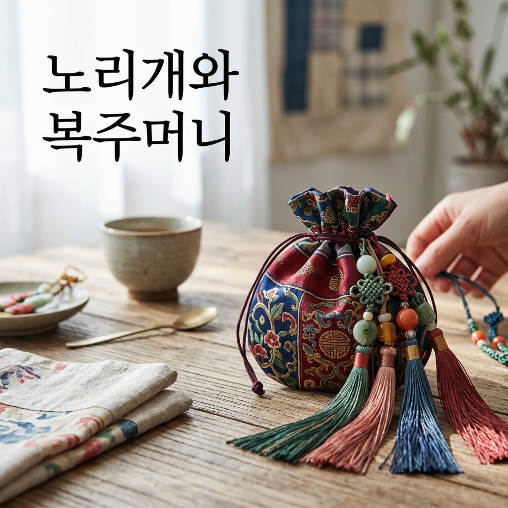 노리개와 주머니: 패션과 실용성을 동시에 잡은 전통 소품 제품 이미지