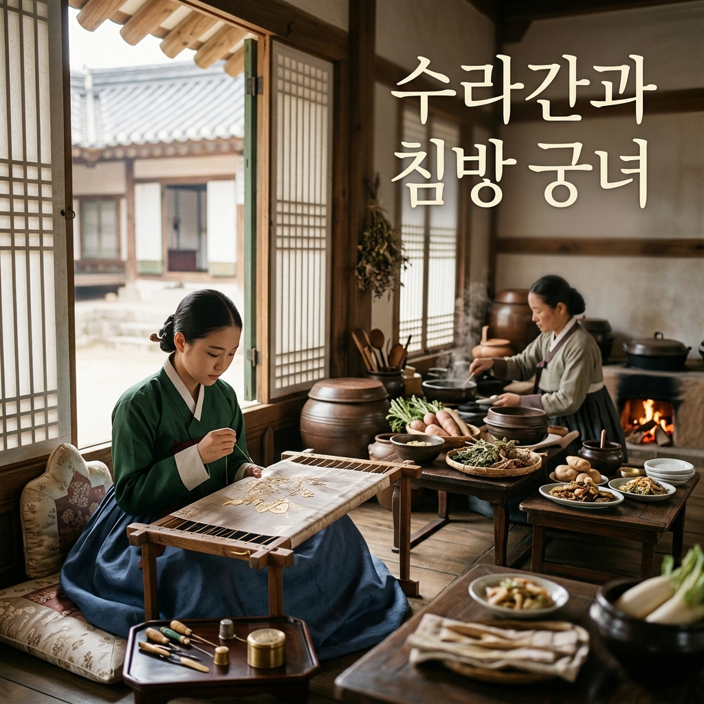 수라간과 침방 궁녀의 기능성 의복 제품 이미지