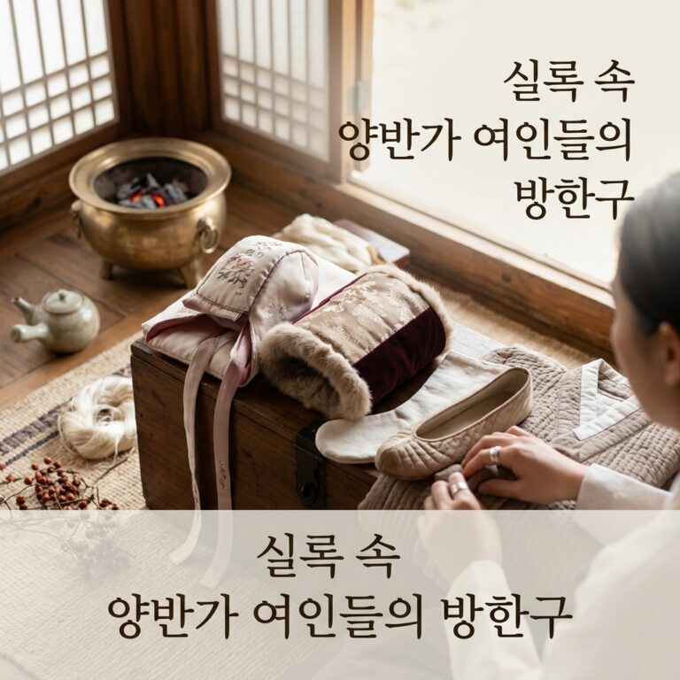 실록 속 양반가 여인들의 방한구 사치 규제(금제령) 관련 역사적 논거