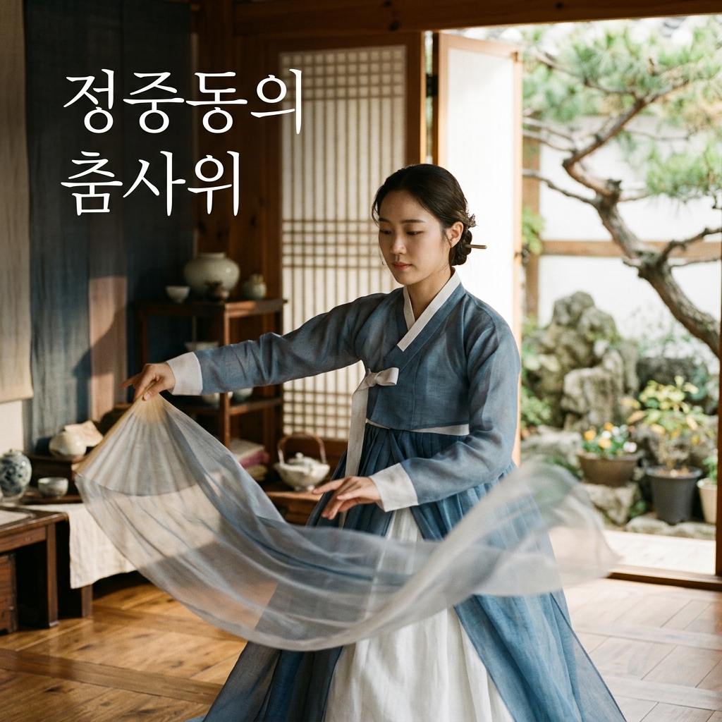 정중동의 춤사위가 만드는 전통 의복의 실루엣 분석 제품 이미지
