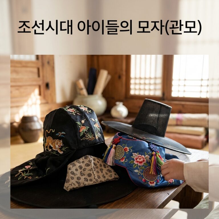 조선시대 아이들의 모자(관모)로 보는 계층별 양식