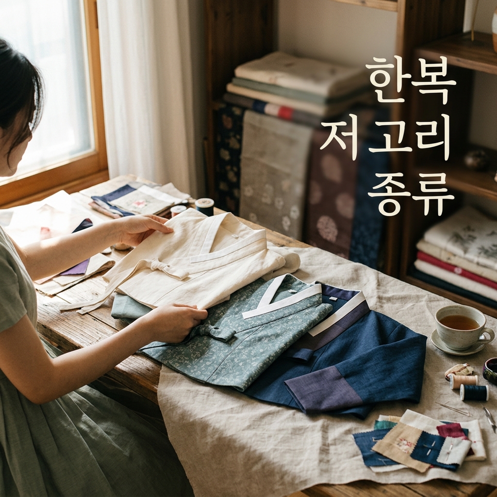 한복 저고리 종류 총정리, 시대에 따라 달라진 저고리 길이와 형태 제품 이미지