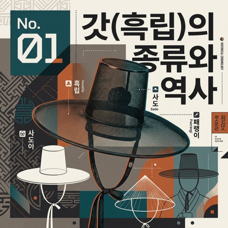 갓(흑립)의 종류와 역사: 조선 남성의 자존심을 완성하다