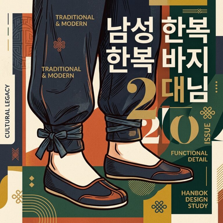 남성 한복 바지 대님 매는 법: 사진으로 보는 완벽 가이드