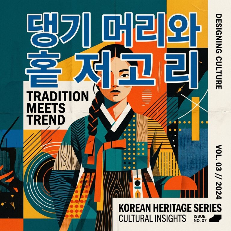 댕기 머리와 홑저고리