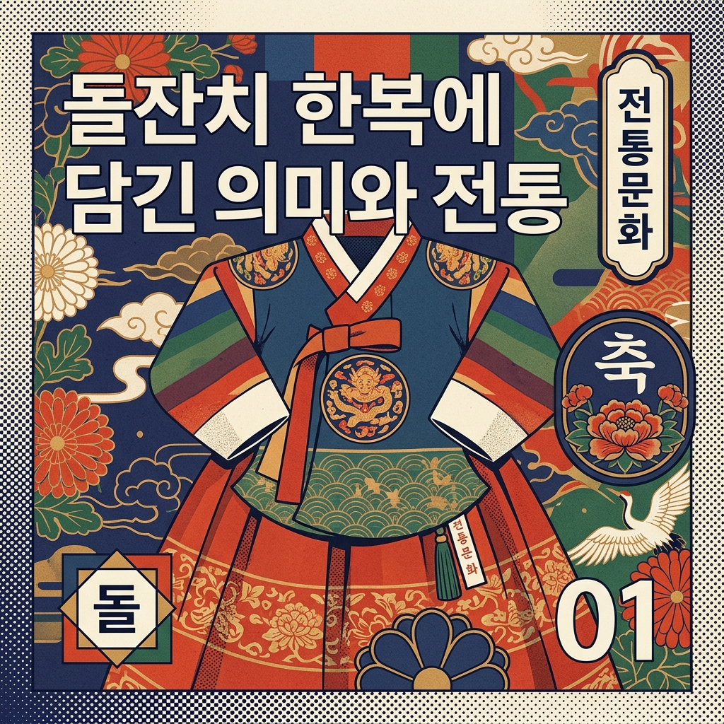 돌잔치 한복에 담긴 의미와 전통적인 색상 알아보기 제품 이미지