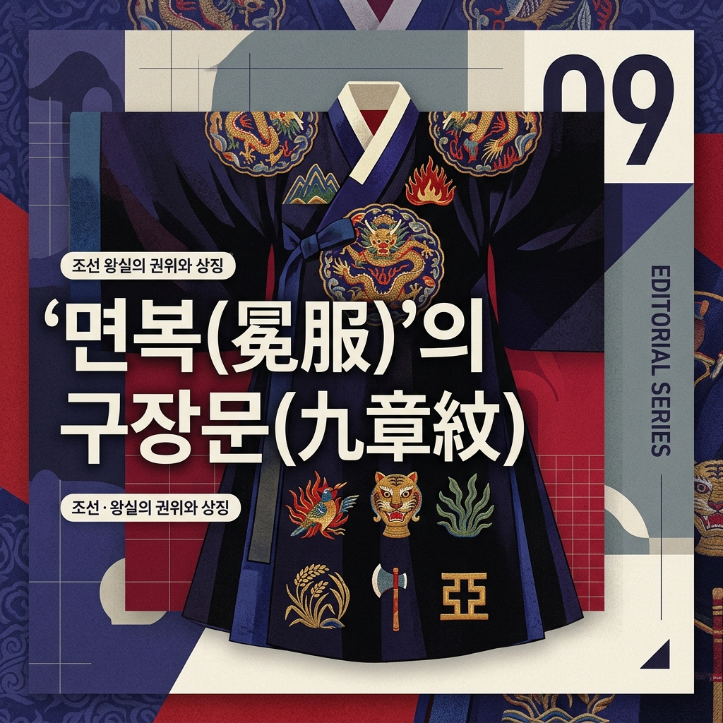 조선 왕실의 권위와 위엄, ‘면복(冕服)’의 구장문(九章紋) 제품 이미지