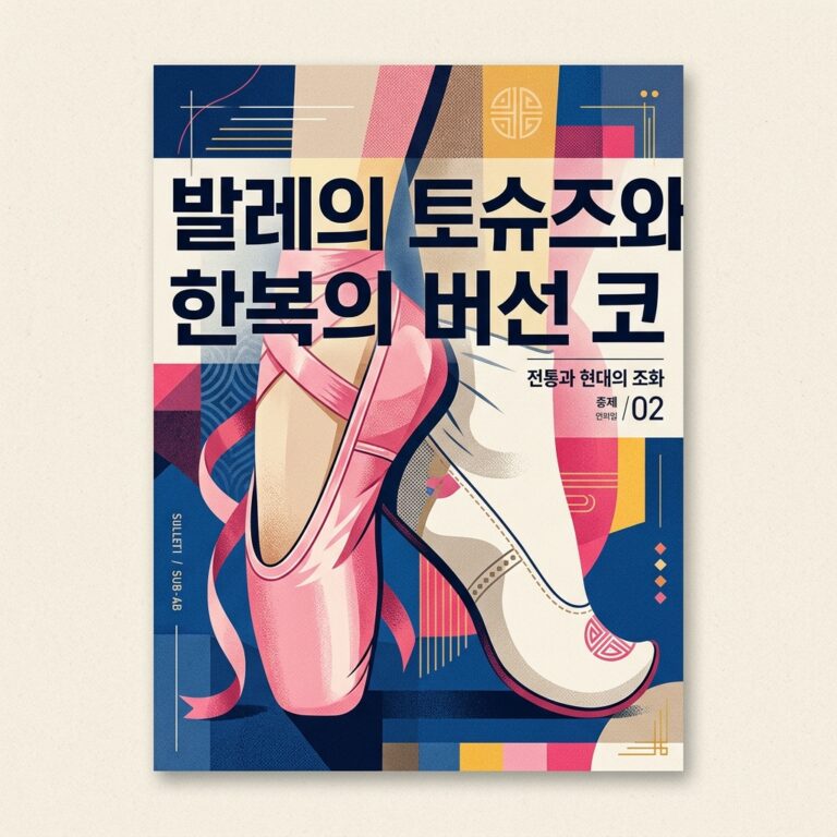 발레의 토슈즈와 한복의 버선코
