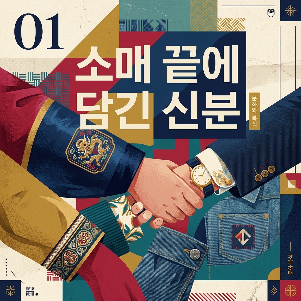 한복 소매 끝에 담긴 신분 제품 이미지