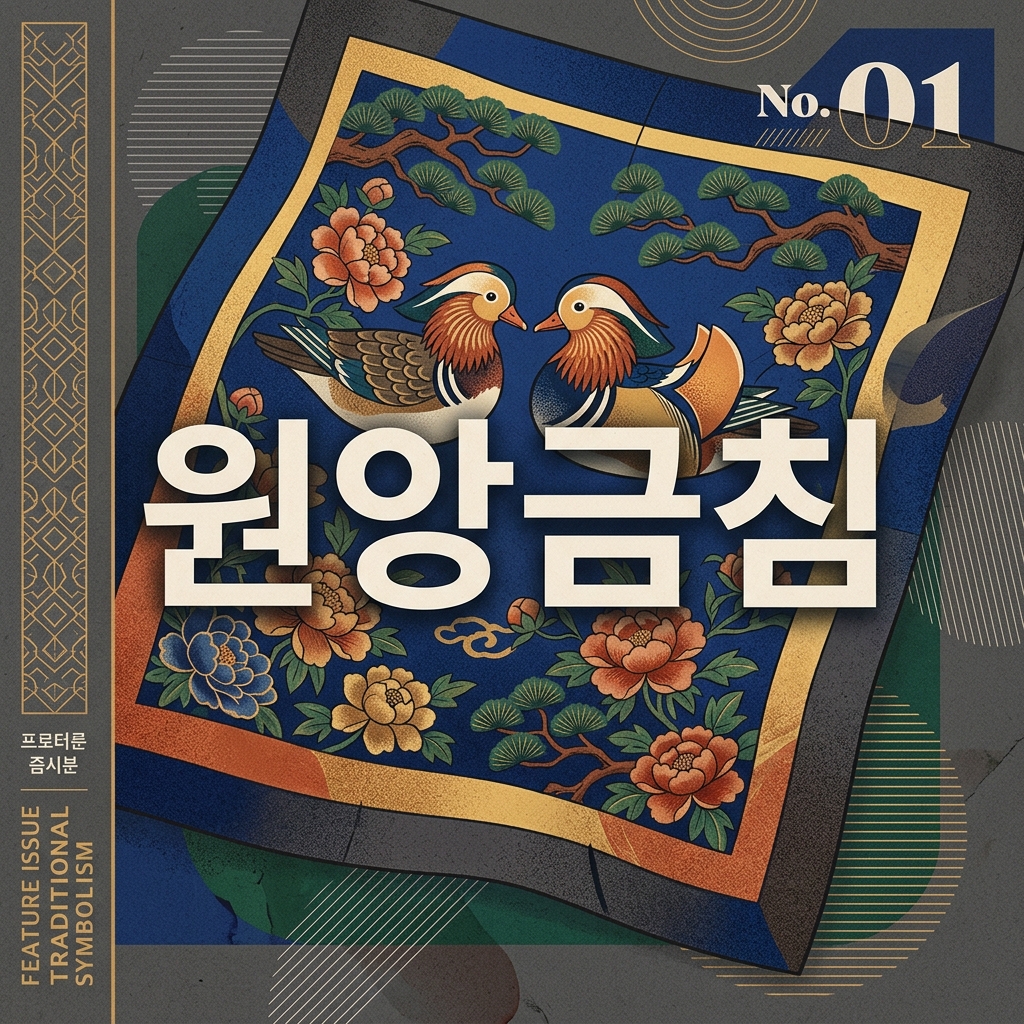 원앙금침: 직물 소재와 염색 기법 제품 이미지