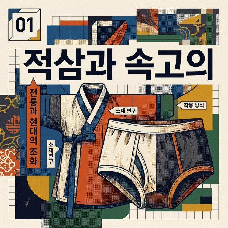 전통 남성 속옷의 종류: 적삼과 속고의의 기능성