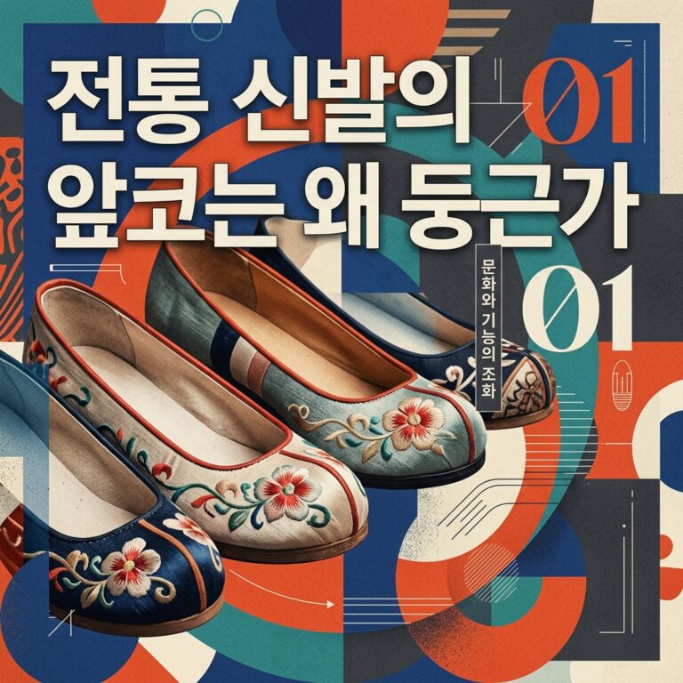 전통 신발의 앞코는 왜 둥근가