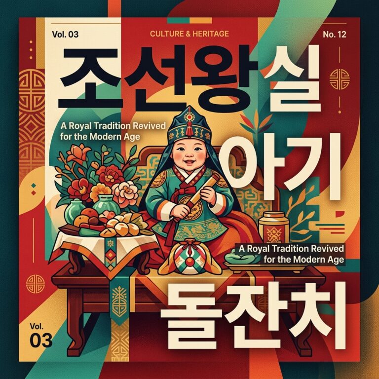 “조선시대 왕실 아기들은 돌잔치 때 어떤 한복을 입었을까? (남아/여아 비교)”