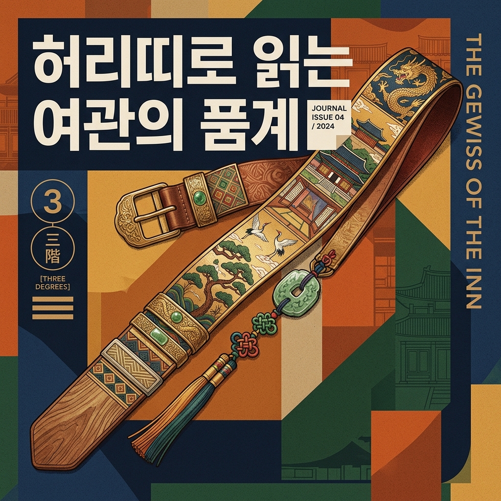허리띠로 읽는 여관의 품계: 궁녀 복식의 완성 제품 이미지