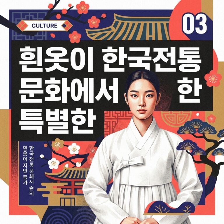 흰옷이 한국 전통문화에서 특별했던 이유
