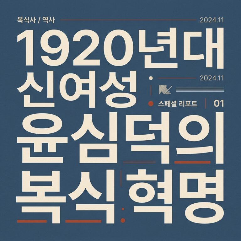 1920년대 신여성 윤심덕의 복식 혁명: 저고리 길이의 재연장과 형태학적 구조 대전환에 대한 정밀 고증 분석