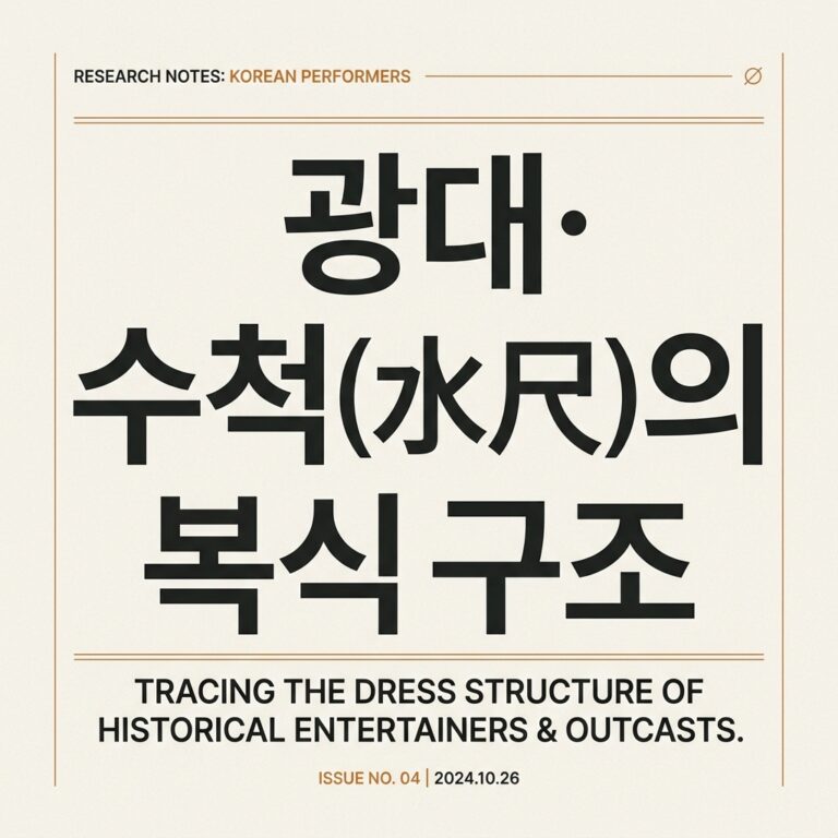 광대·수척(水尺)의 복식 구조와 연희적 상징성