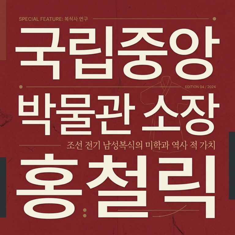 국립중앙 박물관 소장 홍철릭 유물의 소매 구조