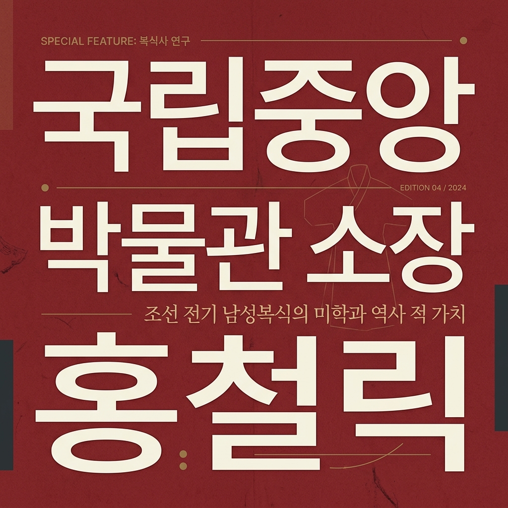 국립중앙 박물관 소장 홍철릭 유물의 소매 구조 제품 이미지
