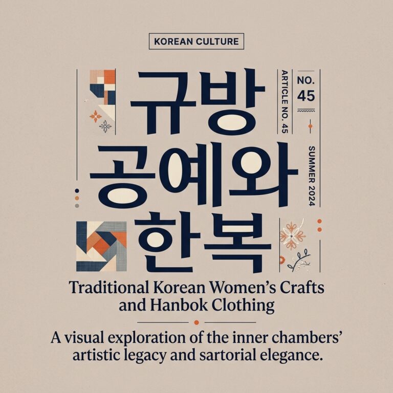 규방 공예와 한복에 투영된 절제된 화려함