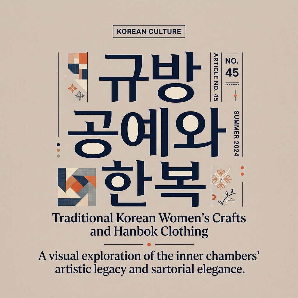 규방 공예와 한복에 투영된 절제된 화려함 제품 이미지