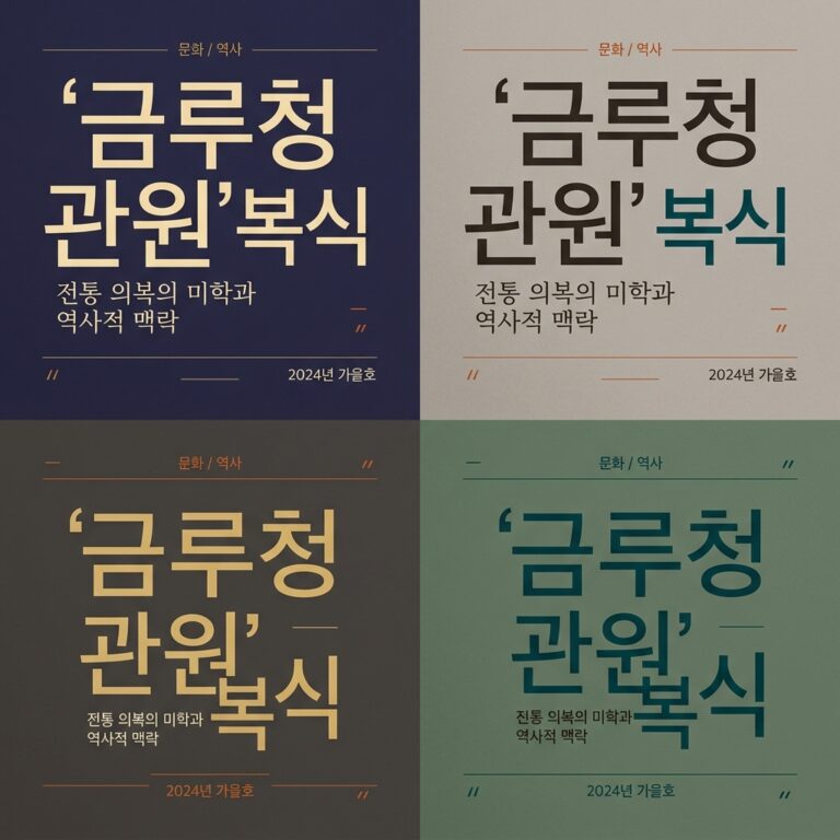 ‘금루청 관원’과 하급 노동자의 의복