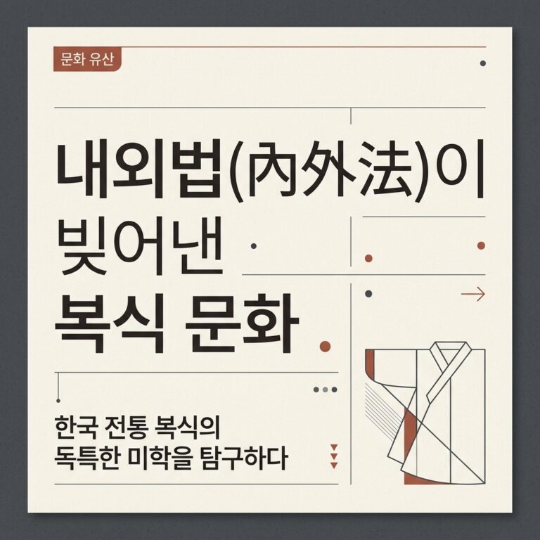 내외법(內外法)이 빚어낸 복식 문화