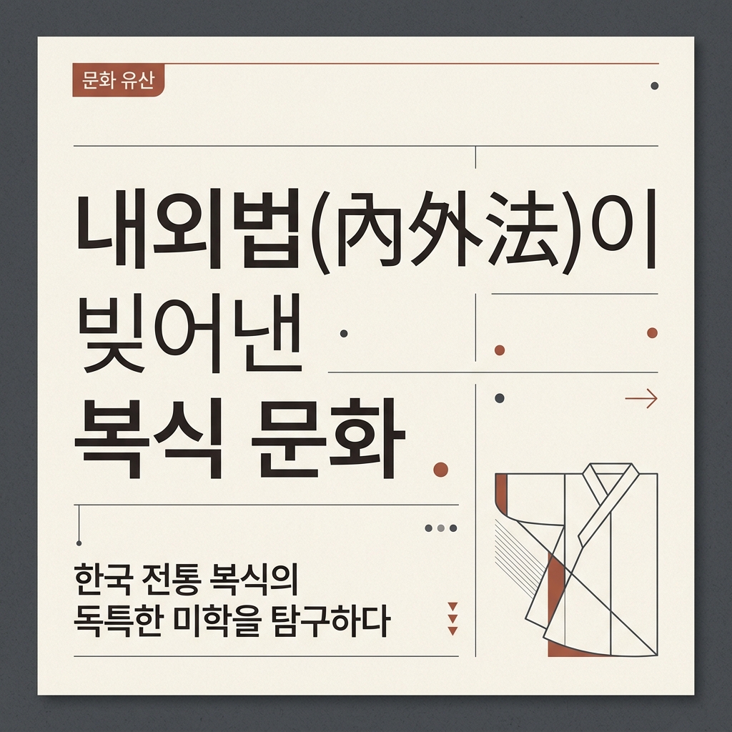 내외법(內外法)이 빚어낸 복식 문화 제품 이미지
