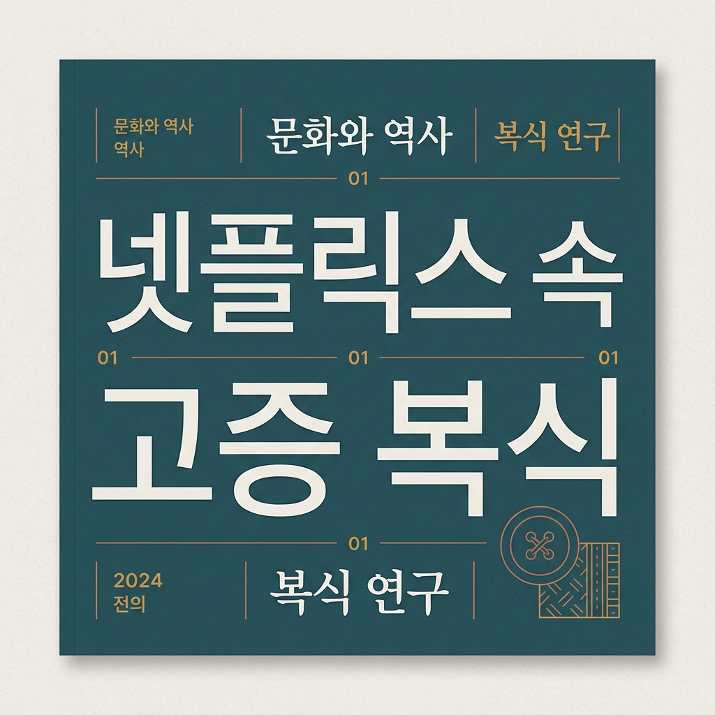 넷플릭스 및 미디어 속 고증 복식의 연출 효과와 한계 제품 이미지
