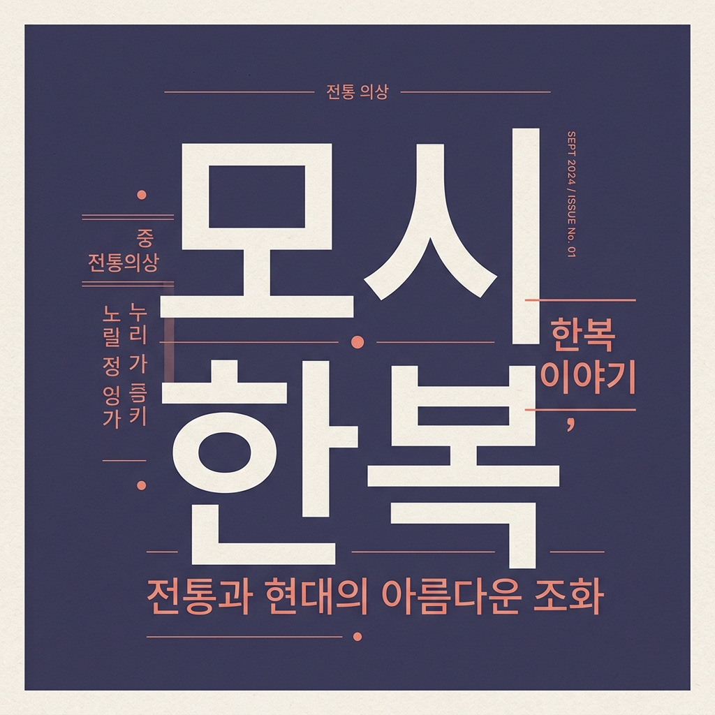 한여름의 백옥 같은 모시 한복 제품 이미지