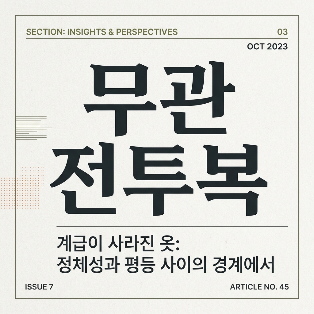 무관 전투복의 가변형 소매 구조 분석 제품 이미지