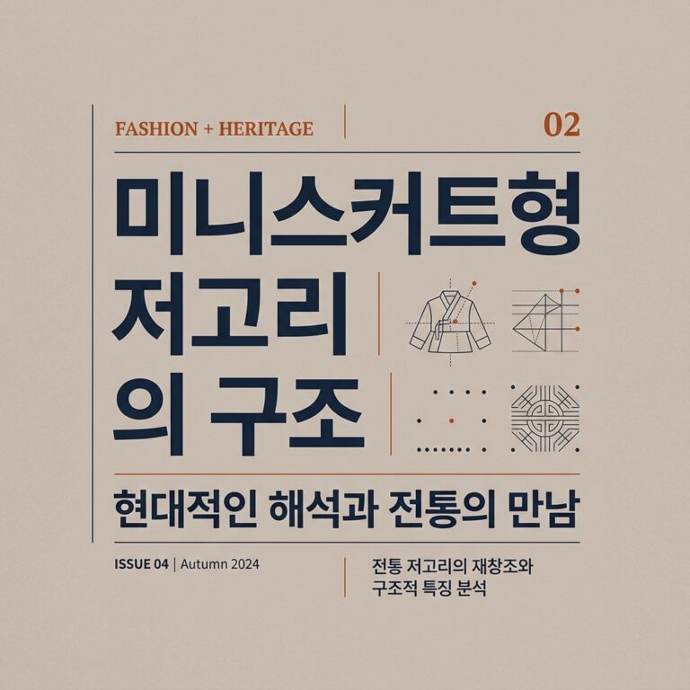 조선 후기 미니스커트형 저고리의 구조