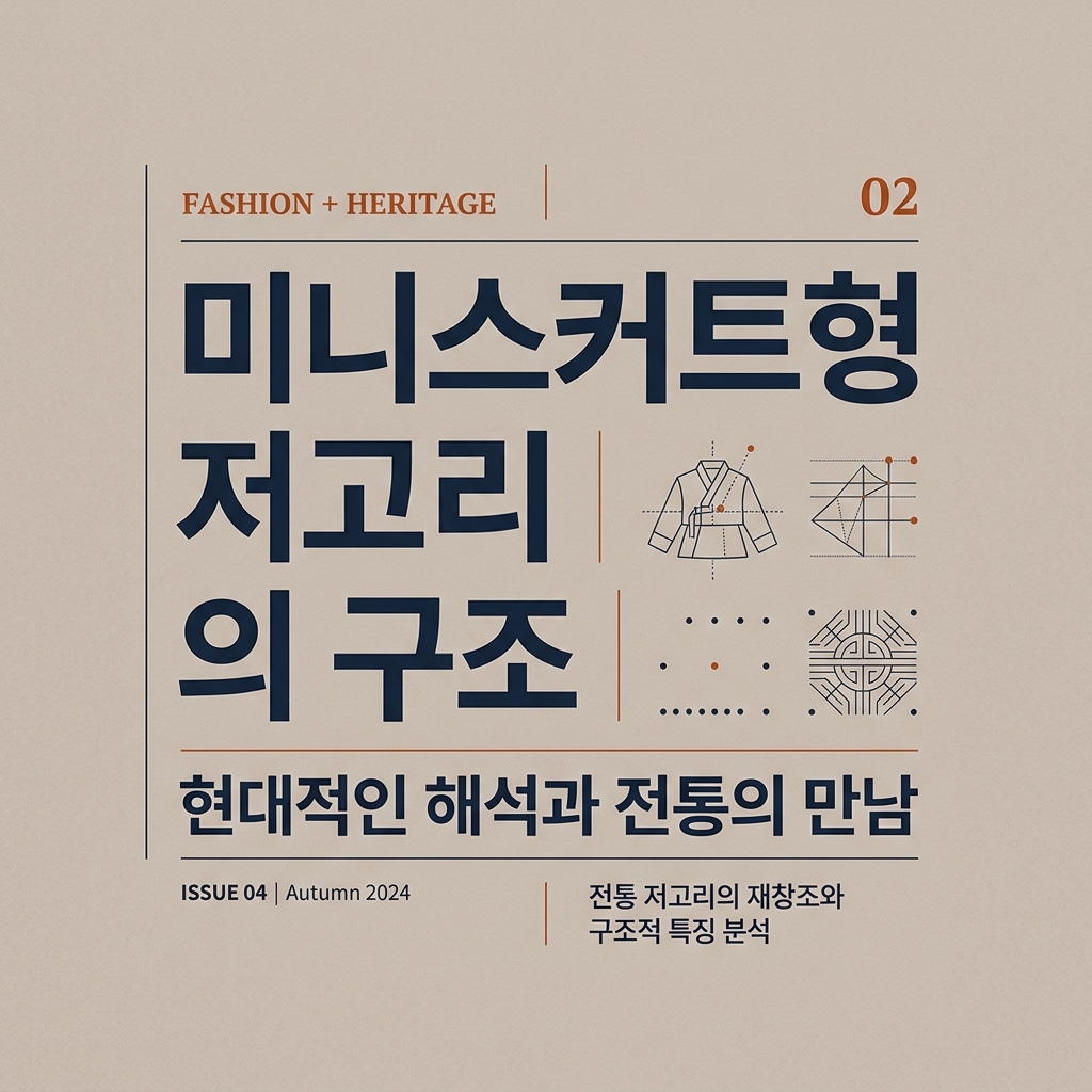 조선 후기 미니스커트형 저고리의 구조 제품 이미지