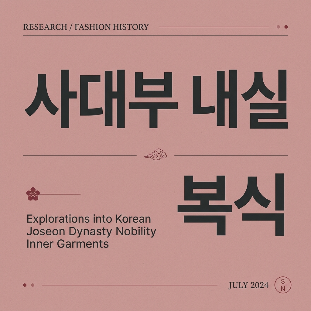 사대부 내실 복식에 나타난 자수 문양의 위계성 제품 이미지