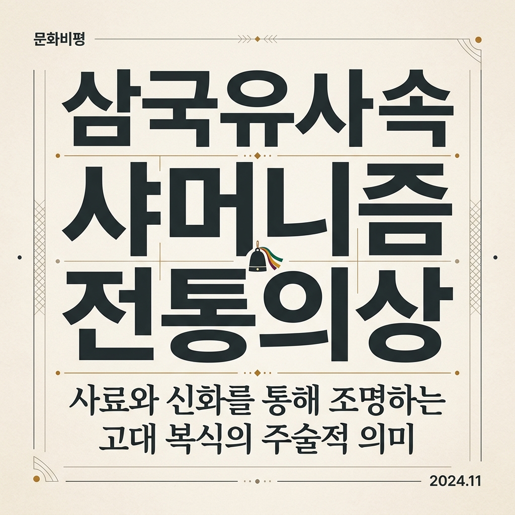 삼국유사 속 기록으로 보는 고대 샤머니즘 의상의 원형 제품 이미지