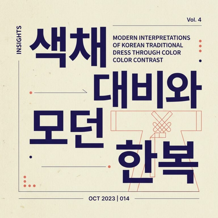 사대부 안방의 색채 대비와 모던 한복 디자인의 영감