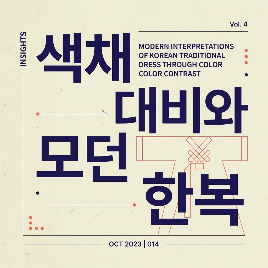 사대부 안방의 색채 대비와 모던 한복 디자인의 영감 제품 이미지