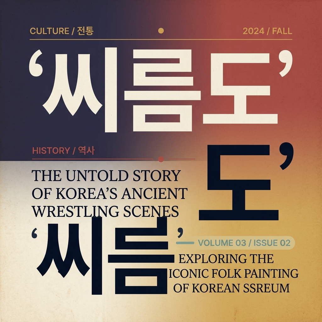 김홍도 ‘씨름도’ 남성들의 복식 비교 분석 제품 이미지