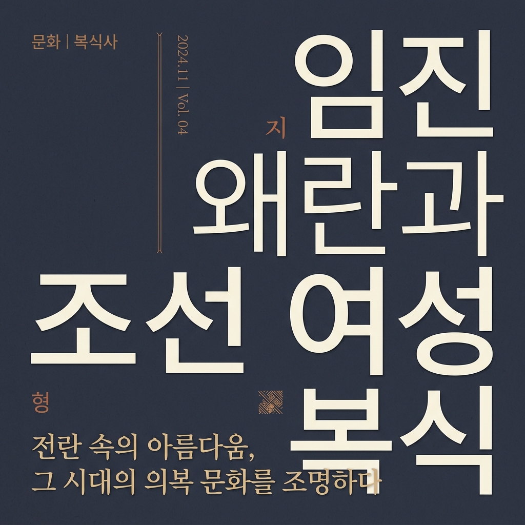 임진왜란과 조선 여성 복식: 행주치마의 직조적 내구성과 사회문화적 해방의 상징성 제품 이미지