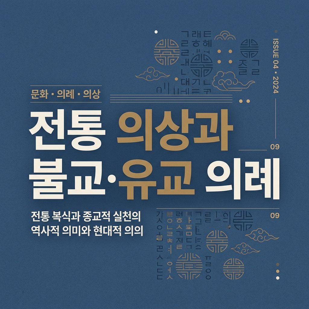 전통 의상과 불교·유교 의례 제품 이미지