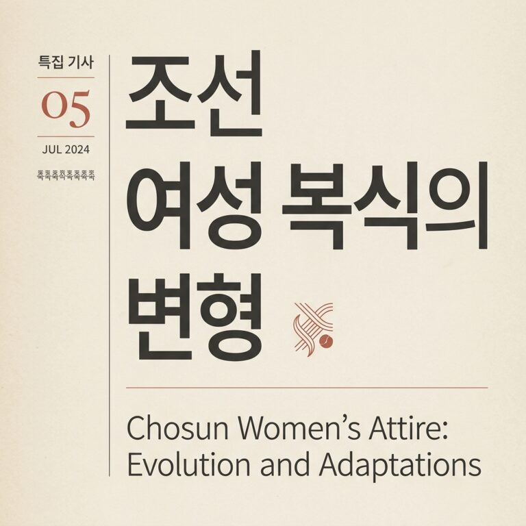 조선 여성 복식의 변형이 한국 전통 예술에 남긴 유산