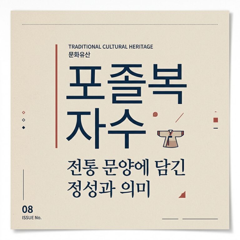 포졸(조선시대 경찰)복 자수