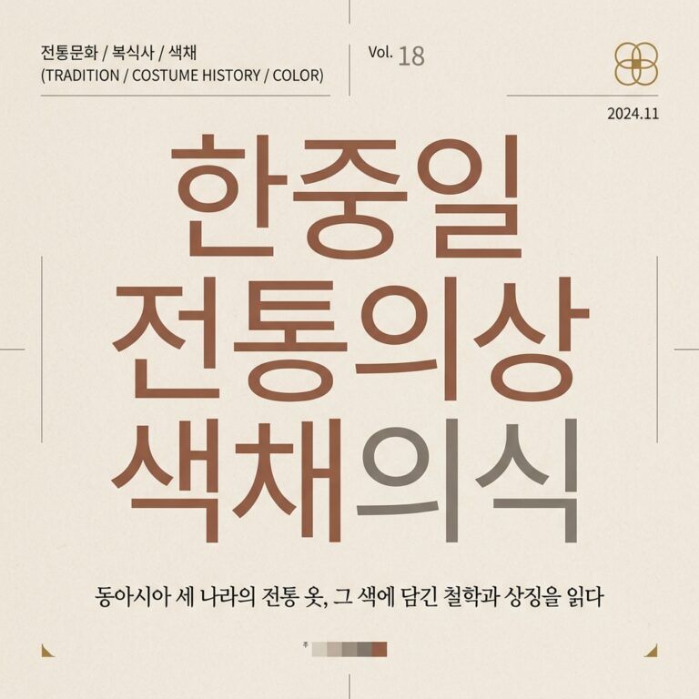중국과 일본 그리고 우리의 색채의식