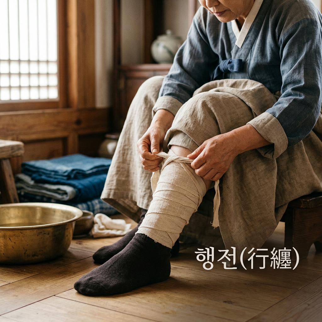 행전(行纏)을 차는 이유: 남성 하체 복식의 마감과 실용성 제품 이미지
