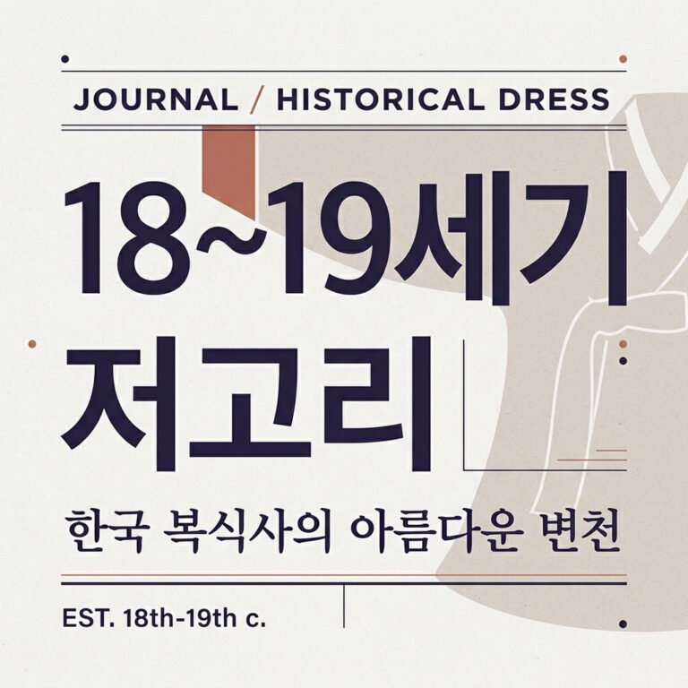 18~19세기 저고리 소형화의 배경