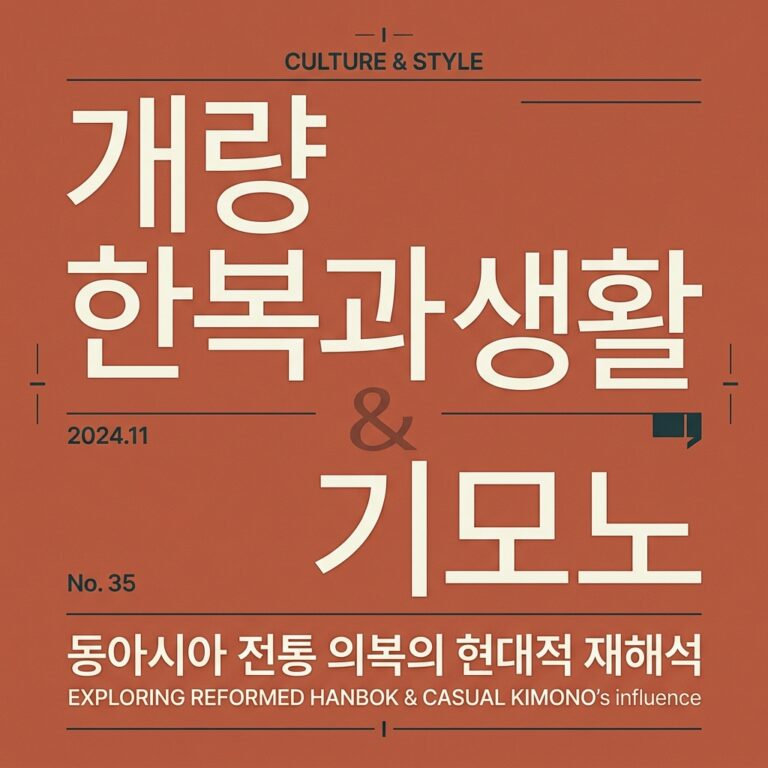 개량 한복과 생활 기모노의 글로벌 매력 분석